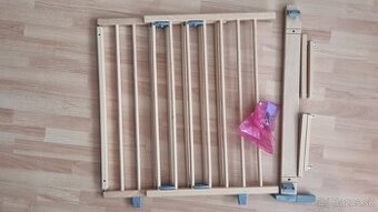 Detská zábrana schody - dvere ako nová