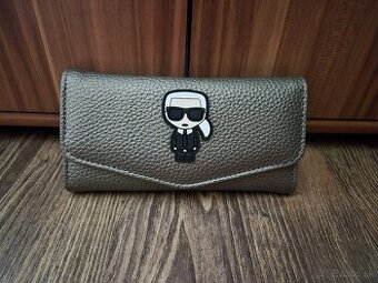 peňaženka Karl Lagerfeld/minikabelka metalická