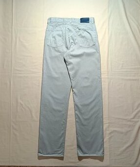 Hugo Boss Arkansas béžové plátené nohavice chinos W32
