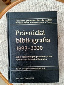 Právnická bibliografia - 1