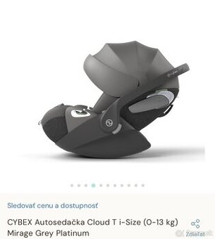 Cybex Autosedačka Cloud T i-size (0-13kg) + základňa