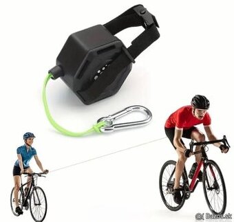 Ťažné navijacie lano, pomôcka na bicyklovanie