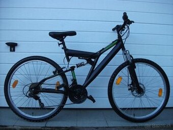 Predám zachovalý,celoodpružený horský bicykel.