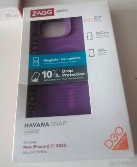 NOVÝ Black Rock D3O® Bio MagSafe kryt – iPhone 14 (3m Drop P