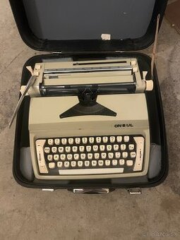 Písací stroj s kufríkom consul