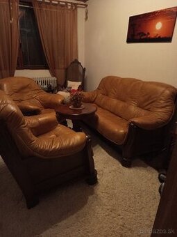 Sedacia súprava kožená