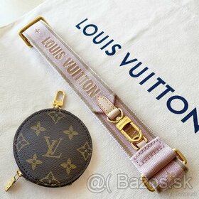 Originál LOUIS VUITTON Strap + Mini peňaženka monogram