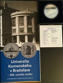 2019/10€ Univerzita Komenského v BA-100.výročie vzniku PROOF