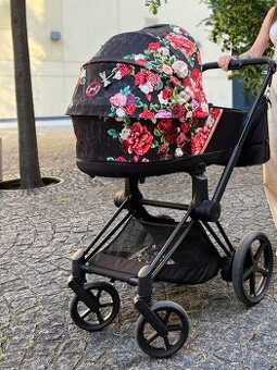 Predám kočík Cybex e-Priam 2022 – podvozok + Seat Pack + hlb