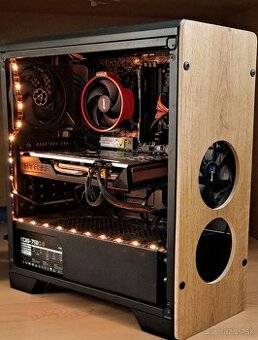 Predám estetický Herný počítač s AMD Ryzen 5 5500
