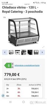 Predám chladiarensku vitrinu. - 1