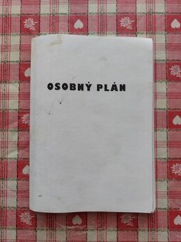 Osobný plán vojaka ČSĽA - Plan of a Professional Soldier