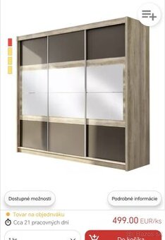 Šatníková skriňa