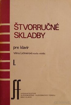 Predám brožúru Štvorručné skladby