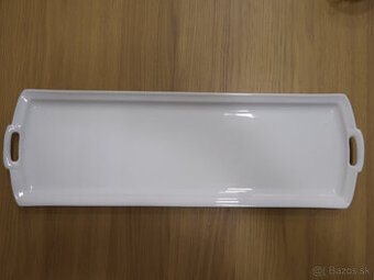 Porcelánový podnos biely