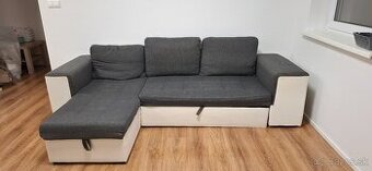 Rozkladacia pohovka s úložným priestorom