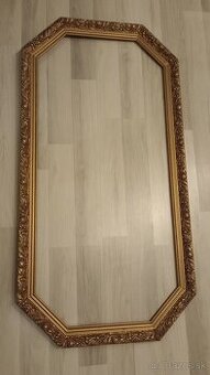 Rám masívny v zlatej farbe