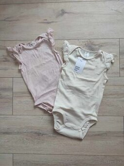 H&M Letné body s volánmi, dva kusy