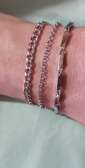 pánske náramky chir.ocel 3 ks