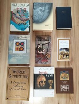Predám knihy - mytológie, náboženstvá, posvätné texty