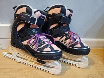 Korčule na ľad OXELO, nastaviteľná veľkosť