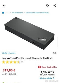 Lenovo thinkpad Universal Thunderbolt 4 dock