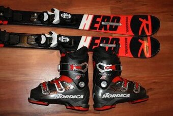 lyže rossignol Hero 110 cm drevene jadro