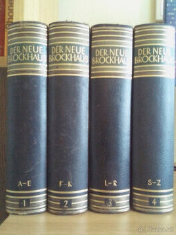 Der Neue Brockhaus 1937-1938, komplet 4 diely