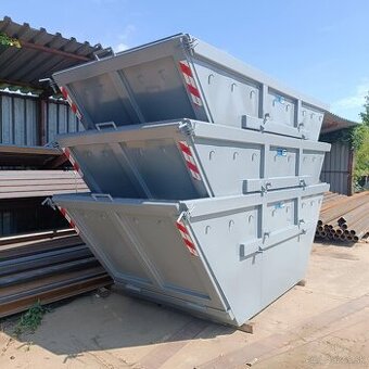 Kontejner reťazový-mulda vana 6m3.S otvíracím čelem.