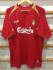 Liverpool FC 2005-06 reebok dres GERRARD 8, veľkosť L-42/44