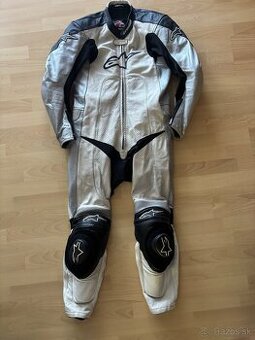 Kožená jednodielna moto kombinéza Alpinestars 52