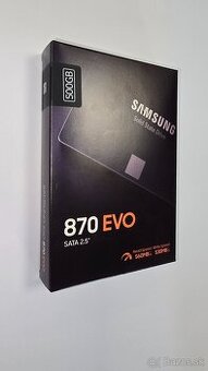 SSD Samsung 500GB 870 EVO 2.5" zablombovaný. Nový