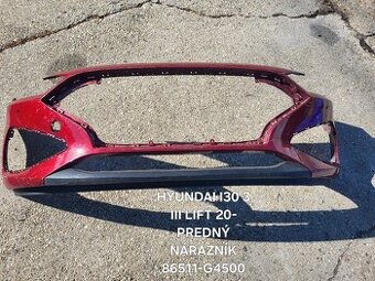 HYUNDAI I30 3 III LIFT 20- PREDNÝ NÁRAZNÍK 86511-G