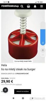 Steakovač, teplomer, bomba