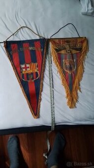 Vlajka FC Barcelona +Real Madrid