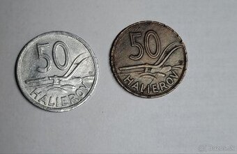 50 halier (haliere) slovenský štát