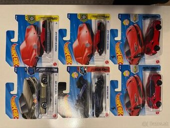 Hotwheels autíčka ferrari F1 williams klučenky porsche
