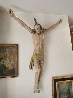 Predám veľký barokový korpus Kristus
