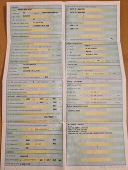 Predám TP na prívesný vozík