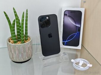 Apple iPhone 16 Pro 128GB Black Titanium | ZÁNOVNÝ