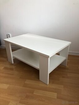 Konferenčný stolík biely - 1