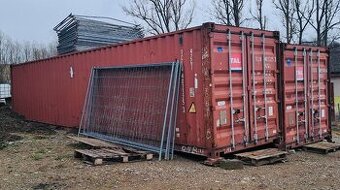 lodný kontajner 2ks, mobilné oplotenie 50ks