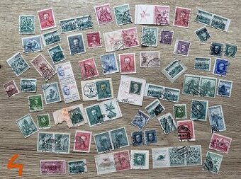 Československo staršie pečiatkované známky c.4 za 10eur