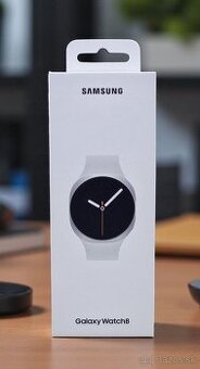 Samsung Galaxy Watch 8 – Silver (strieborné) – top stav