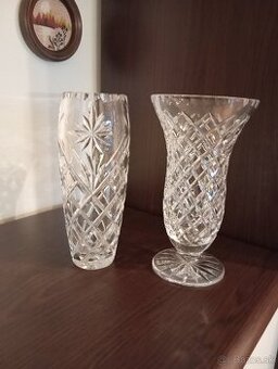 vázy brúsené sklo