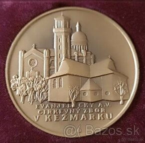 Medaila " Evanjelický cirkevný zbor v Kežmarku "