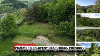 Stavebný pozemok 2451 m2, Riečka, Banská Bystrica