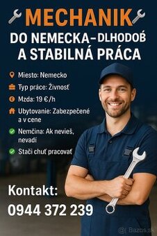 MECHANIK DO NEMECKA