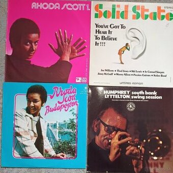 4 x LP JAZZ na vinyloch - spolu - vsetko vyborny stav
