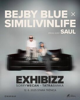 EXHIBIZZ koncert - BEJBY BLUE x SIMILIVINLIFE x SAUL